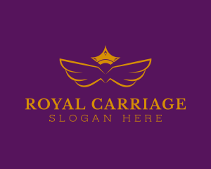 Royal Golden Wings logo design