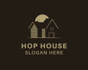 Rural House Barn logo design