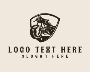 Motorcycle Biker Crest Logo