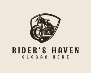 Motorcycle Biker Crest logo design