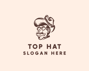 Cowboy Man Character  logo design