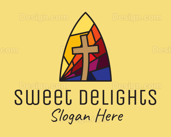 Colorful Church Mosaic Logo