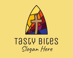 Colorful Church Mosaic  Logo