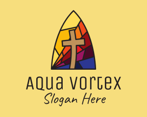 Colorful Church Mosaic  logo design