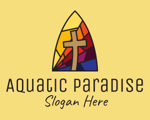 Colorful Church Mosaic  logo design