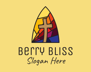 Colorful Church Mosaic  logo design