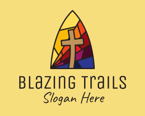 Colorful Church Mosaic  logo design