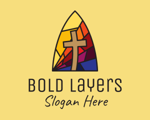 Colorful Church Mosaic  logo design