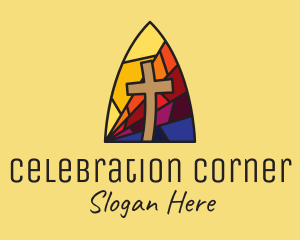 Colorful Church Mosaic  logo design