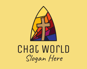 Colorful Church Mosaic  logo design