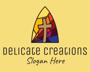 Colorful Church Mosaic  logo design