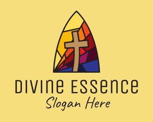 Colorful Church Mosaic  logo design