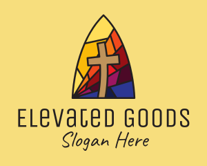 Colorful Church Mosaic  logo design