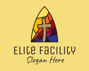 Colorful Church Mosaic  logo design