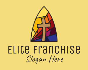 Colorful Church Mosaic  logo design