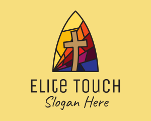 Colorful Church Mosaic  logo design