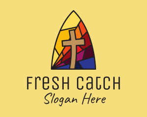 Colorful Church Mosaic  logo design