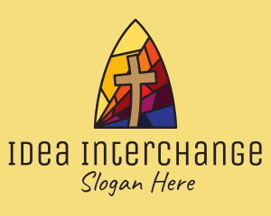 Colorful Church Mosaic  logo design