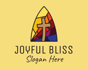 Colorful Church Mosaic  logo design