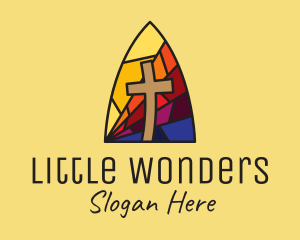 Colorful Church Mosaic  logo design