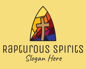 Colorful Church Mosaic  logo design