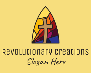 Colorful Church Mosaic  logo design