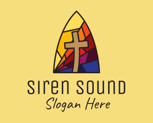 Colorful Church Mosaic  logo design