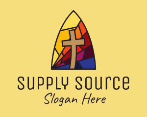 Colorful Church Mosaic  logo design