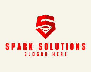 Car Garage Letter S logo design