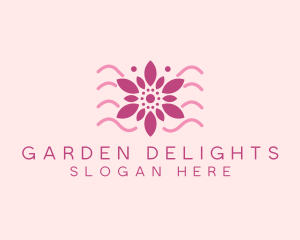 Flower Beauty Ornament  logo design