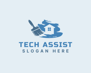 House Painting Maintenance Logo