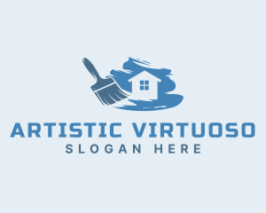 House Painting Maintenance logo design