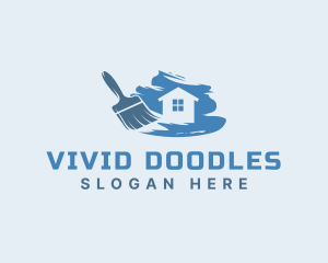 House Painting Maintenance logo design