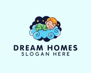 Baby Sleep Dream logo design