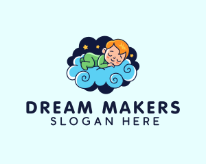 Baby Sleep Dream logo design