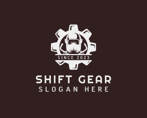 Welding Ironwork Gear logo design