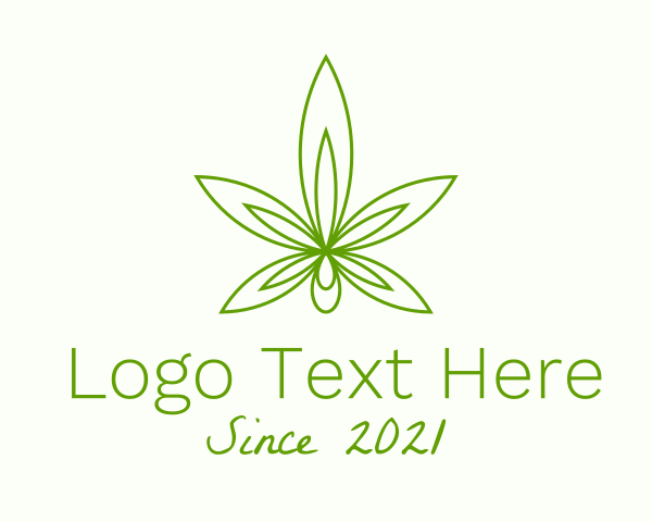 Marijuana Farm logo example 2