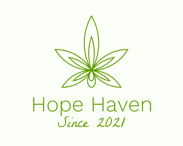 Marijuana Farm logo example 2