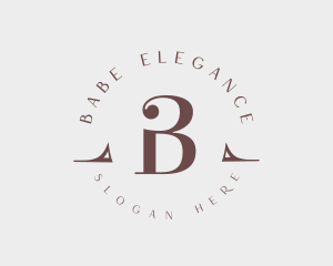 Expensive Elegant Beauty Salon logo design