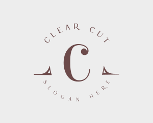 Expensive Elegant Beauty Salon logo design