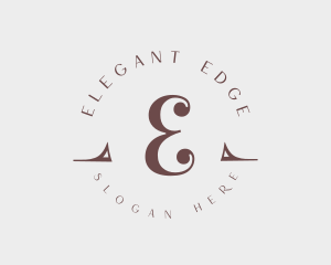 Expensive Elegant Beauty Salon logo design