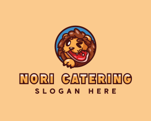 Lion Steakhouse Restaurant logo design