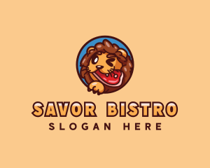 Lion Steakhouse Restaurant logo design