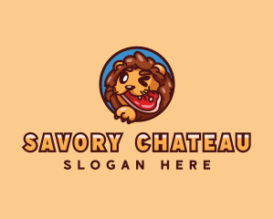 Lion Steakhouse Restaurant logo design