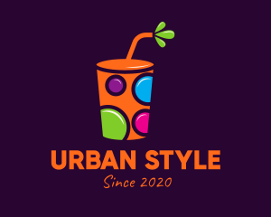 Colorful Reusable Drink Cup logo