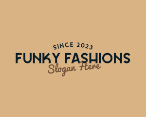 Funky Hipster Business logo