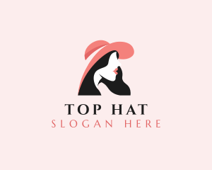 Fashion Hat Lady logo design