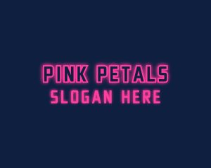 Pink Cyberpunk Wordmark logo