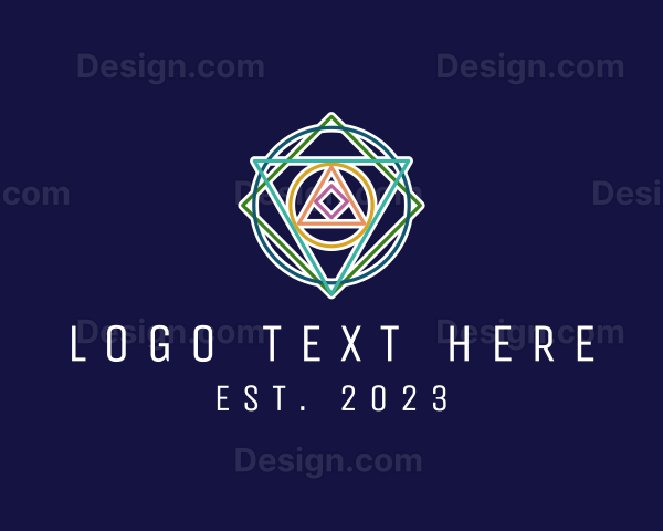 Modern Geometric Gaming Media Logo