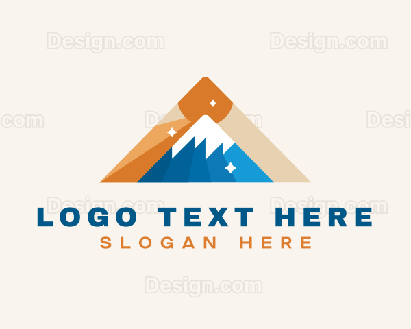 Mountain Alps Hiking Logo